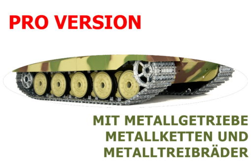 Königstiger Pro mit Henschelturm, Stahlgetriebe und Metallketten V7.0 – Bild 2