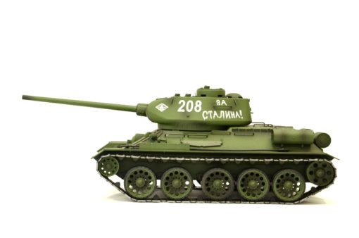 rc panzer heng long russich t34 85 metall rauch 24ghz 3