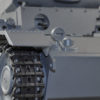 PANZER III METALL LACKIERT 1:16, BB, TRUE SOUND, 2,4GHZ