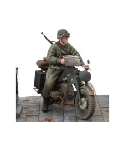 1/16 Bausatz Motorrad Zündapp KS-750/1 Solo mit Soldat