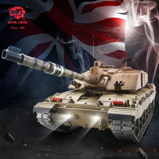 RC Panzer Britischer Challenger 2 mit Metallketten in der Heng Long Pro Edition V7.0