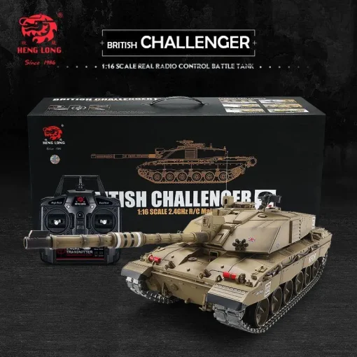 RC Panzer Britischer Challenger 2 mit Metallketten in der Heng Long Pro Edition V7.0 – Bild 3