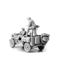 Alternative view of 1/16 Bausatz Willys Jeep US Army mit Cal.50