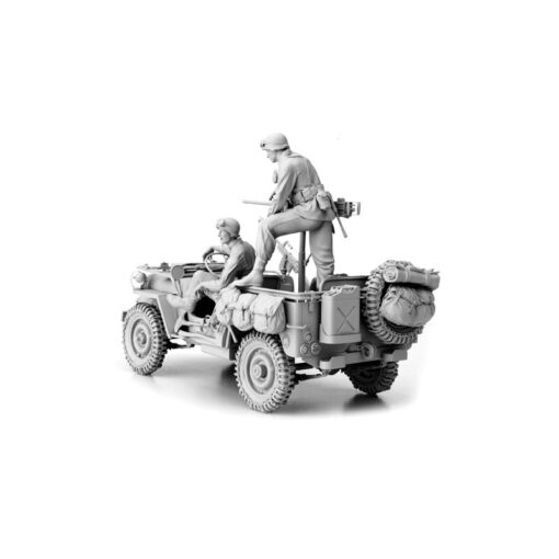 1/16 Bausatz Willys Jeep US Army mit Cal.50 – Bild 2