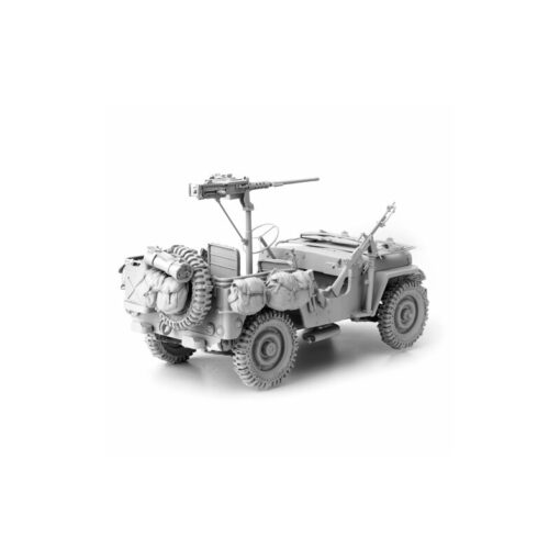 1/16 Bausatz Willys Jeep US Army mit Cal.50 – Bild 4